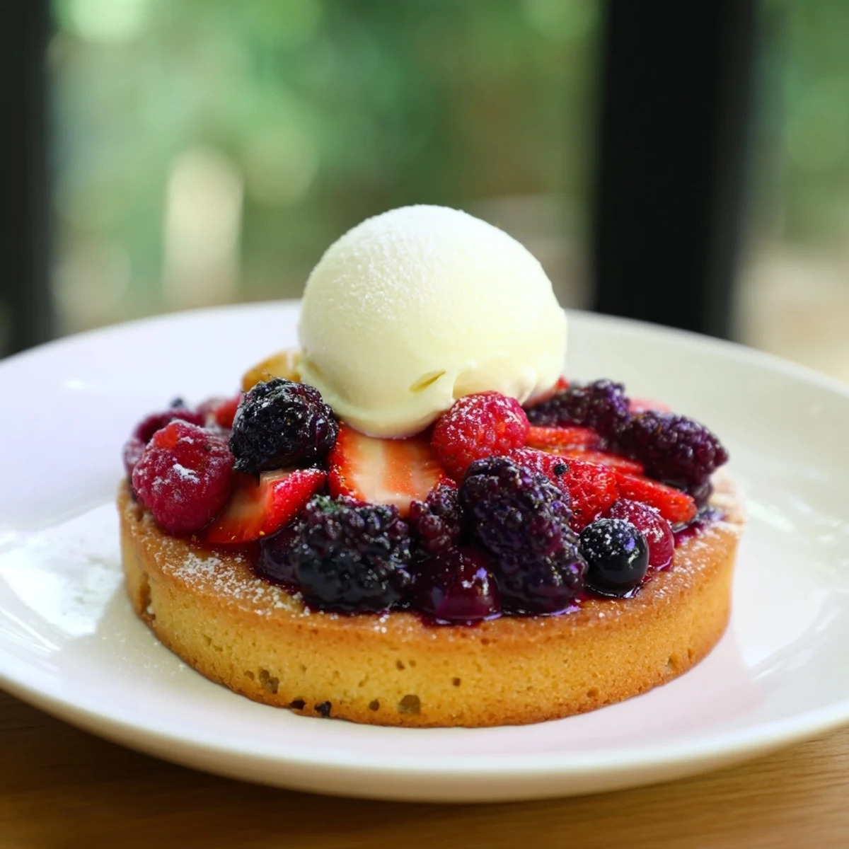 Rustic Summer Berry Cobbler