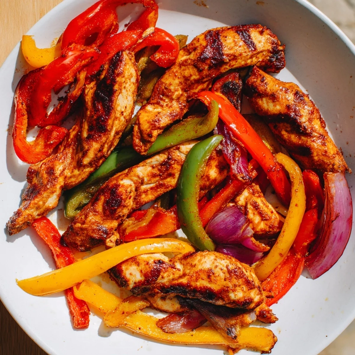 Golden, roasted Chicken Fajita Sheet Pan with vibrant vegetables, perfect for a quick Tex-Mex dinner.