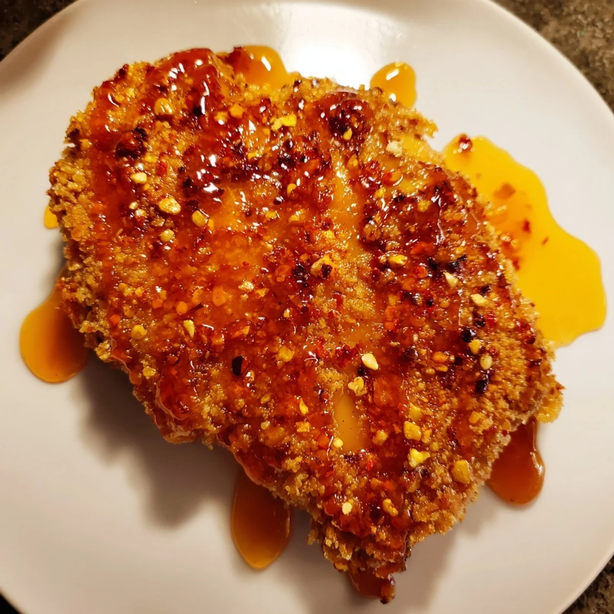 Hot Honey Crispy Chicken Thighs