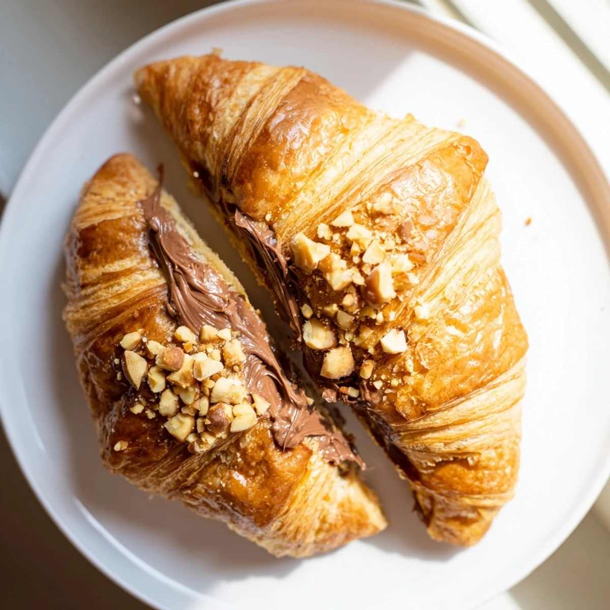 3-Ingredient Nutella Croissants
