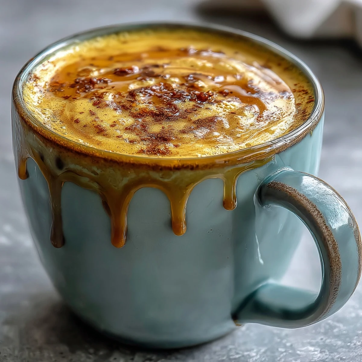 Steaming mugs of vibrant Turmeric and Golden Milk glow warmly, made with plant-based milk and sweet honey.  
