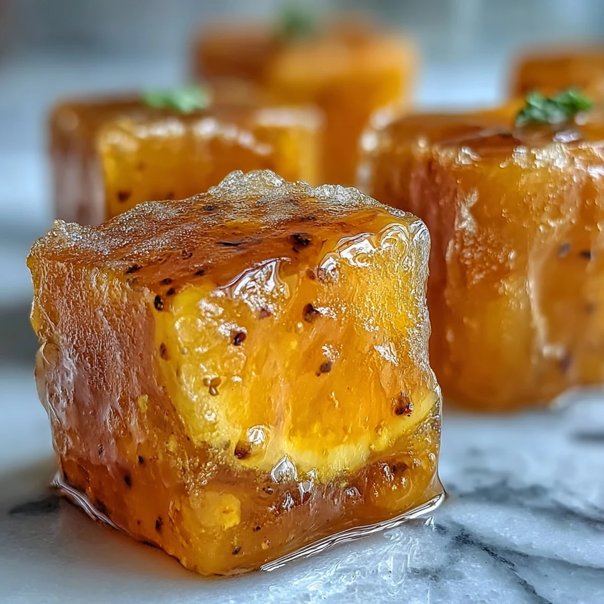 Vibrant yellow Lemon Ginger Turmeric Wellness Cubes sit in a silicone tray, ready for freezing.