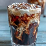 Creamy Cold Brew Coffee with Vanilla Sweet Cream, a rich beverage, perfect for brunch.
