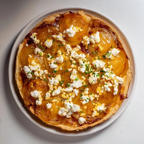Caramelized Onion Goat Cheese Tart