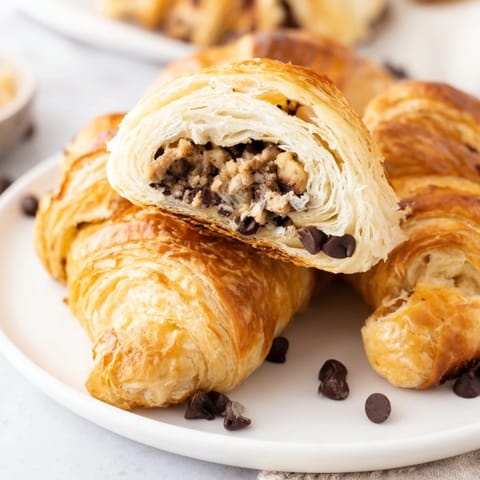 Chocolate Cookie Croissants