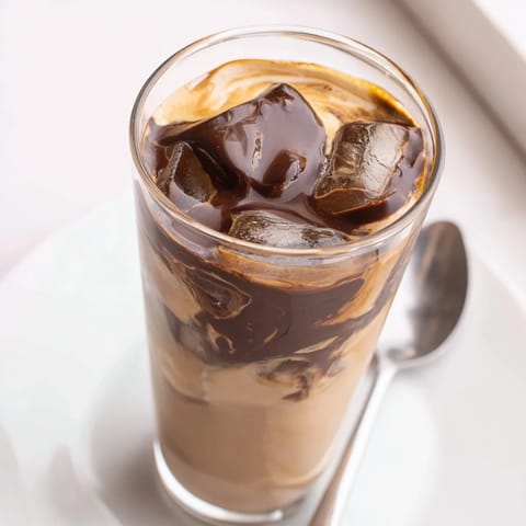 Chocolate Cracking Iced Latte