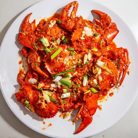 Singaporean Chili Crab Dish