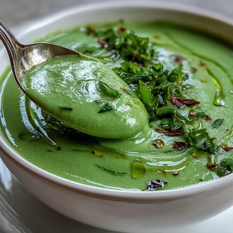 Creamy Big Green Immunity-Boosting Vegetable Soup, showcasing fresh green veggies and smooth cashew cream.