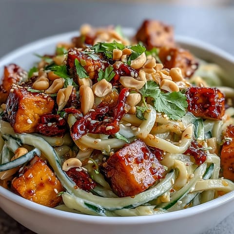 Chili Crisp Cucumber Bowls
