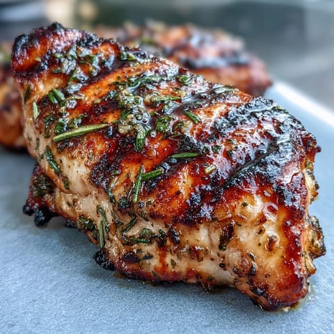 Herb-marinated grilled chicken breasts paired with tender, oven-roasted root vegetables for a hearty, wholesome dinner.  