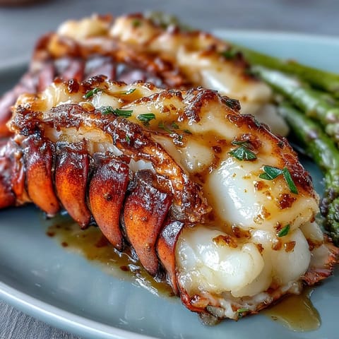 Keto Garlic Butter Lobster Tails