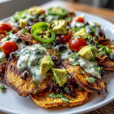 Vegan Sweet Potato Nachos