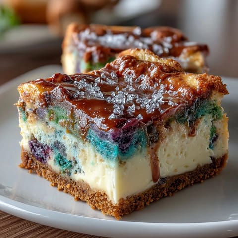 King Cake Cheesecake Bars