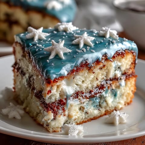 Pisces Birthday Cake with Ocean Galaxy Buttercream: dreamy layered cake with swirling galaxy buttercream in ocean hues, perfect for Pisces birthdays.