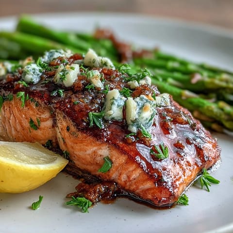 Garlic Butter Salmon Asparagus
