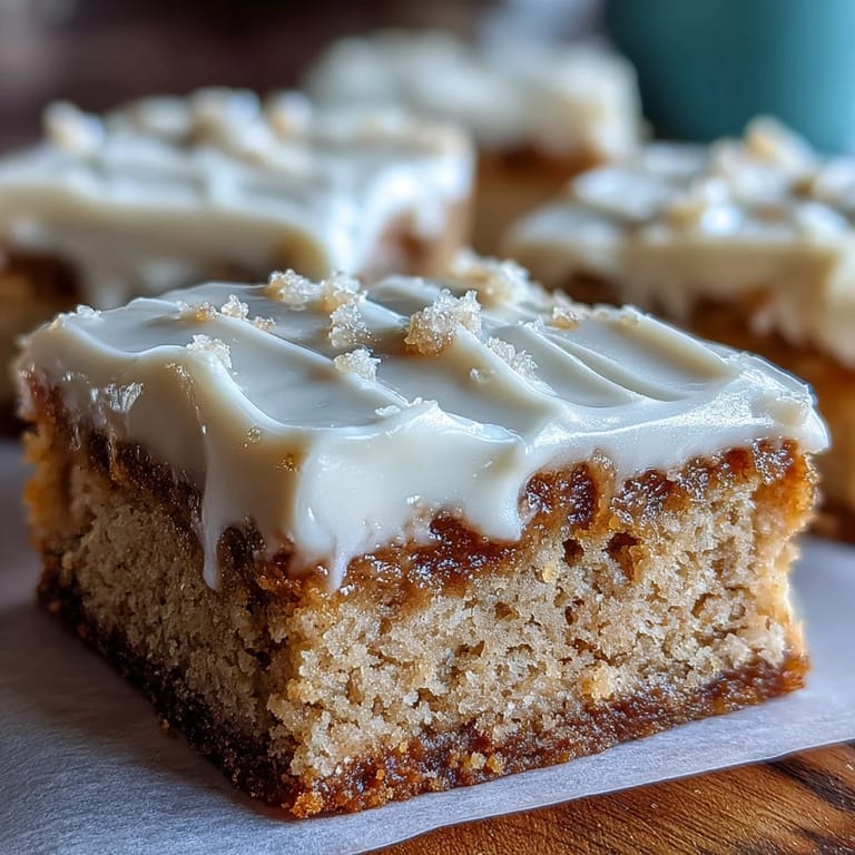 Freshly frosted Almond Flour Sugar Cookie Bars served with almond milk, perfect gluten-free treat for an afternoon snack.