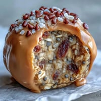 Golden Snack-Sized Protein Balls with Peanut Butter and Oats, ready to enjoy.